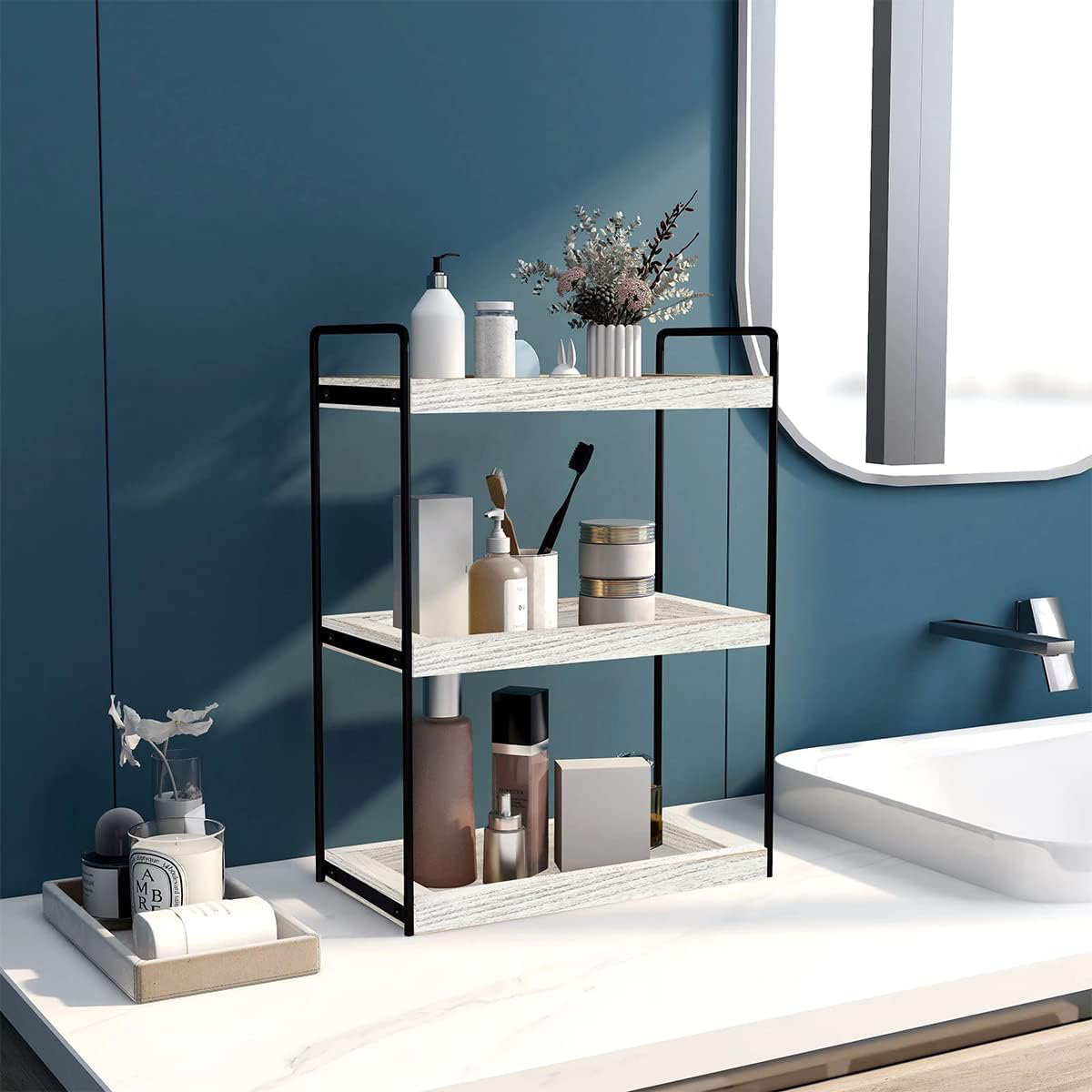 Hokku Designs Breilynn 3 Tier Bathroom Counter Organizer,Countertop ...